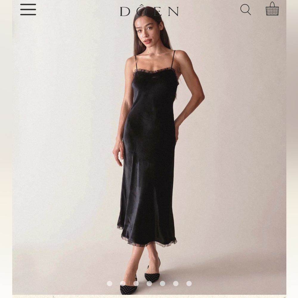 DOEN CALSI DRESS IN BLACK